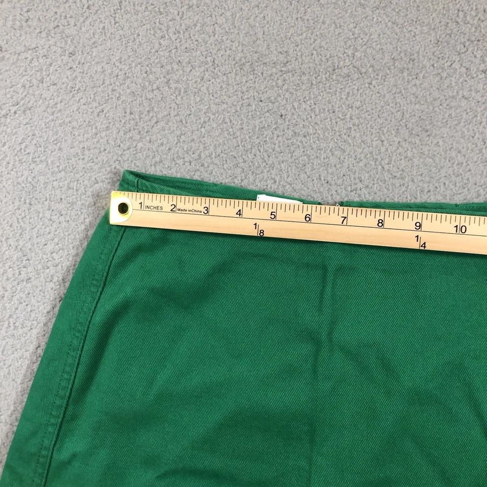 BDG Urban Outfitters Falda Verde Mujer Pequeña Lona Media Cremallera Y2k Hippie Preppy Foto 2 de 4