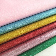 1M Simili Cuir Tissu Paillettes Sparkle Brillant Tissu pour Fond Décoration DIY
