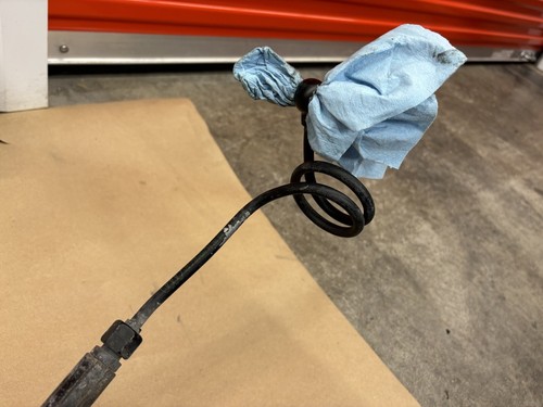 2004-2005 Audi B6 S4 4.2 V8 Power Steering High Pressure Hard Line Hose Used OEM - Picture 16 of 16