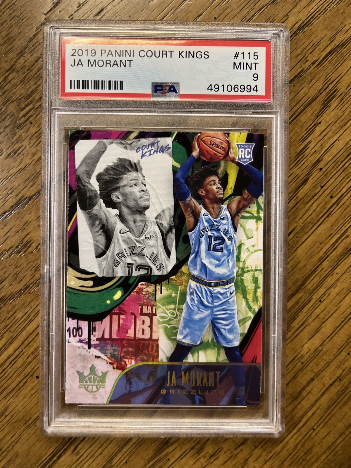 Ja Morant 2019 Court Kings #115 Rookies II Price Guide - Sports