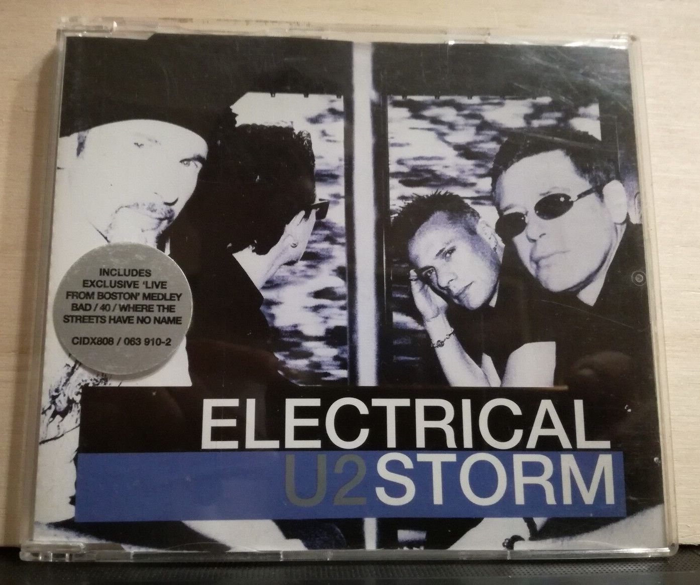 U2 - ELECTRICAL STORM  - BAD/40/WHERE THE STREETS HAVE NO NAME live CDs slim cas