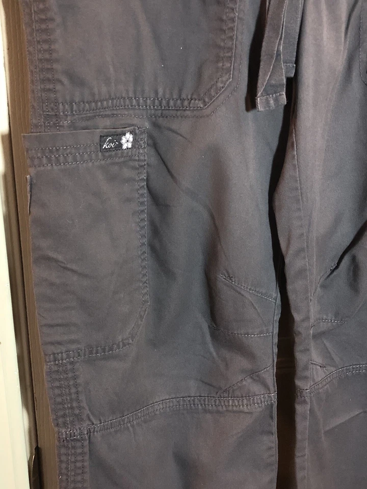 Pantalones Médicos Koi by Kathy Peterson XS Petite Marrón para Mujer Foto 4 de 4