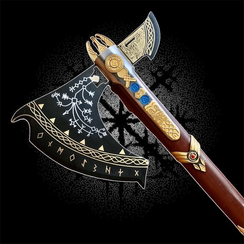 New Metal God of War Kratos Axe | fully upgrade level 7 | God of war Axe Replica - Picture 4 of 10