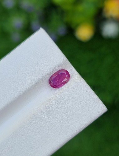 Piedra de zafiro natural transparente sin calefacción suelta facetada Afganistán - Imagen 1 de 5