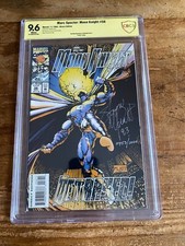 MARC SPECTOR MOON KNIGHT #56 CBCS 9.6 NM+ WP Signed by Stephen Platt