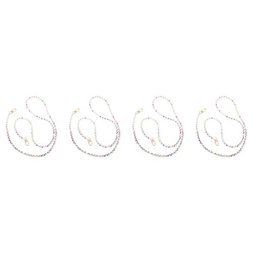 4 Pieces Ornements De Chaîne Téléphone Portable Petite Fille Bracelet - Zdjęcie 2 z 12
