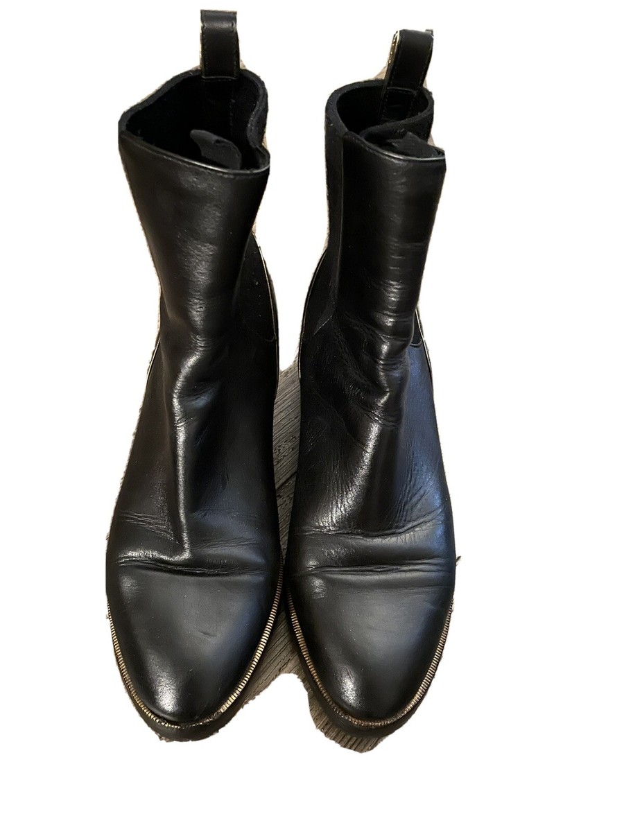 【送料&関税込】Dries Van Noten Leather Boots Dries Van Noten black leather boots Size 7 | eBay