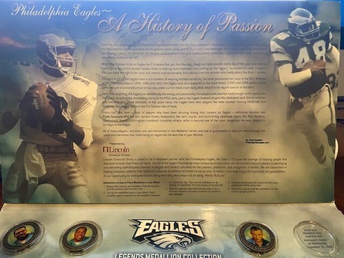 NFL PHILADELPHIA EAGLES MEDALLION COLLECTION (2006) 20 out of 22 Medallions! - Picture 3 of 4