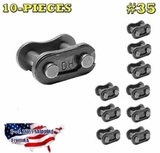 35 Standard Roller Chain Connecting Links (10PCS)