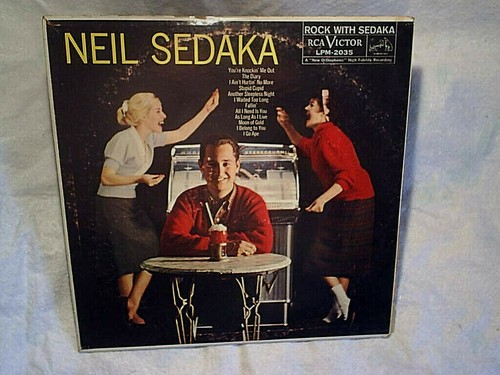 1959 NEIL SEDAKA SELF TITLED LP,Doo Woop,rca 2035,stupid cupid,i go ape,fallin' - Foto 1 di 5