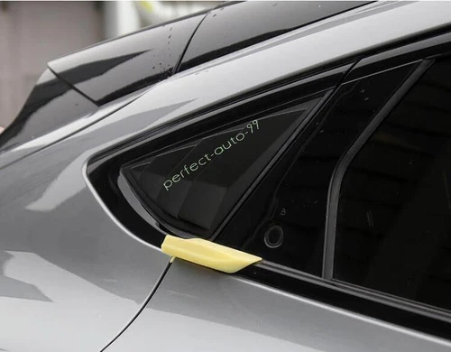 For Mustang Mach-E 2021-2024 Quarter Window Louver Shutter Side Vent Black - Picture 3 of 6