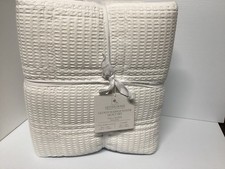 Levtex Home Cloud Waffle Textured 3Pc. Quilt Set Full/queen New 330