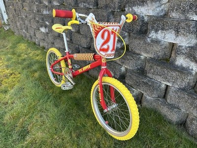 Retro 2021 SE Bikes PK Ripper X Vans BMX 20” Red Yellow HTF | eBay