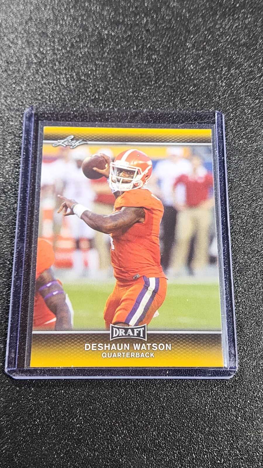 2017 Leaf Draft - Deshaun Watson #26 Gold (RC)