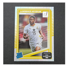 Panini 2025-26 Donruss Road to FIFA World Cup Lawrence Agyekum Ghana RC #209