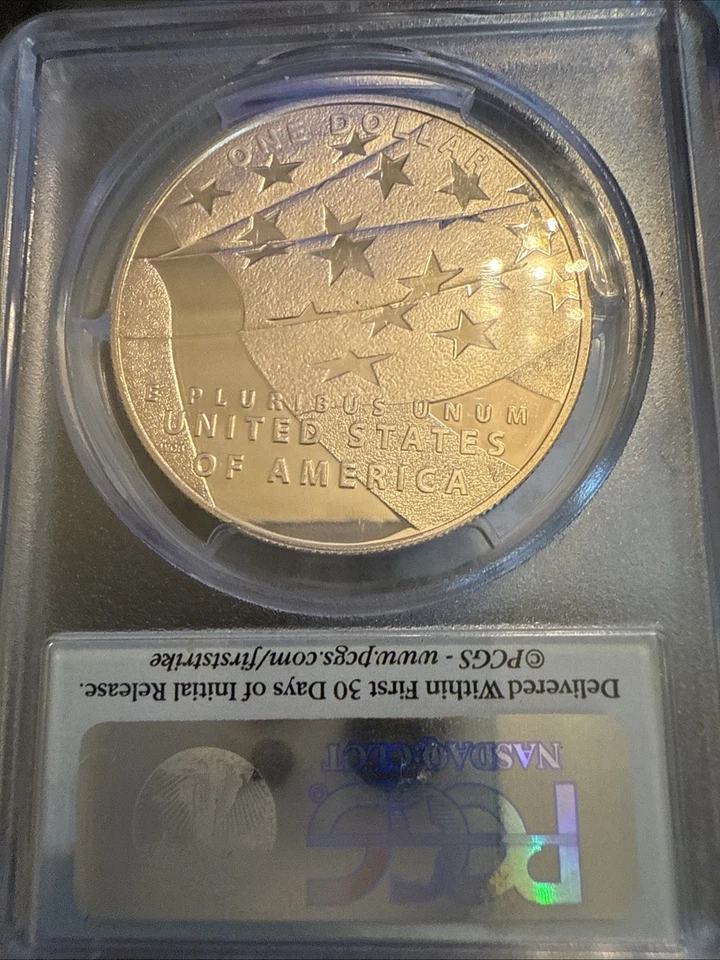 2012 P Dollar Star-Spangled Banner PCGS PR69 DCAM (B819) - Image 2 of 2