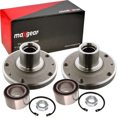 2x MAXGEAR Radlager + Randnabe Satz Vorne für CITROEN C5 III PEUGEOT 407 508 607