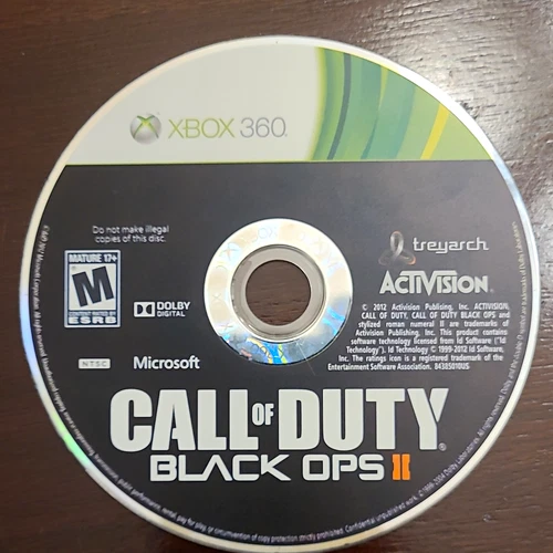 Activision Call of Duty: Black Ops II Xbox 360 Disc Only 2012 M NTSC-U/C