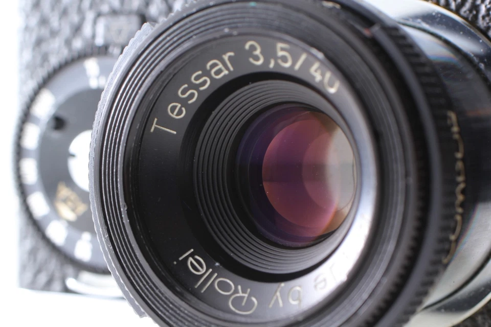 Meter Works [ N MINT ] Rollei 35 Tessar Silver film Camera 40mm f/3.5 From JAPAN - Image 4 of 4