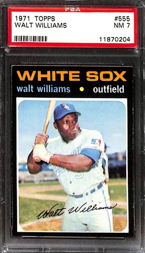 1971 Topps #555 Walt Williams PSA 7 NM 11870204