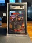 2023 CHRONICLES PATRICK MAHOMES CARD #18 CLEARLY DONRUSS 81/149 SGC 10