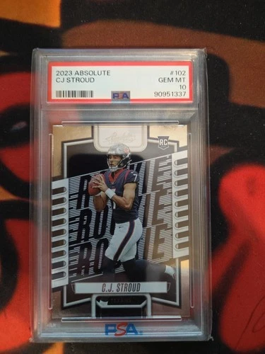 2023 Panini Absolute - Rookies #102 C.J. Stroud (RC) PSA 10 Texans