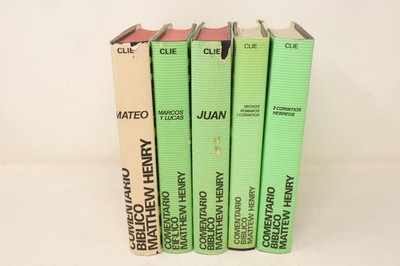 Matthew Henry Comentario Exegetico Devocional a Toda la Biblia Lot of 5 Books NT