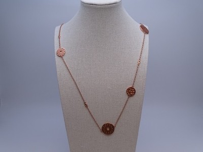 Links of Lodon Rosegold Vermeil Halskette (17309-Link-EE)