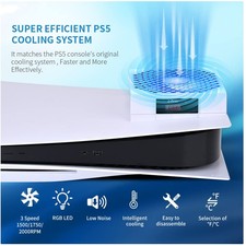 Silent Cooling Fan for PS5 Console