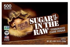 Sugar In The Raw Turbinado Cane Sugar Packets 500 Count