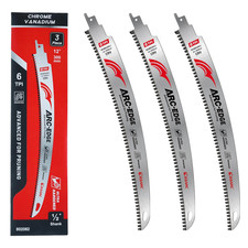 EZARC Japanese Teeth Reciprocating Saw Blades 12 Inch, Arc Edge Wood Pruning Saw