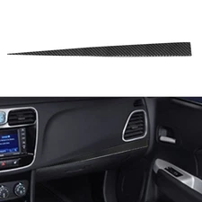 Carbon Fiber Co-pilot Above glove Box Cover Trim For Chrysler 200 2011-2014