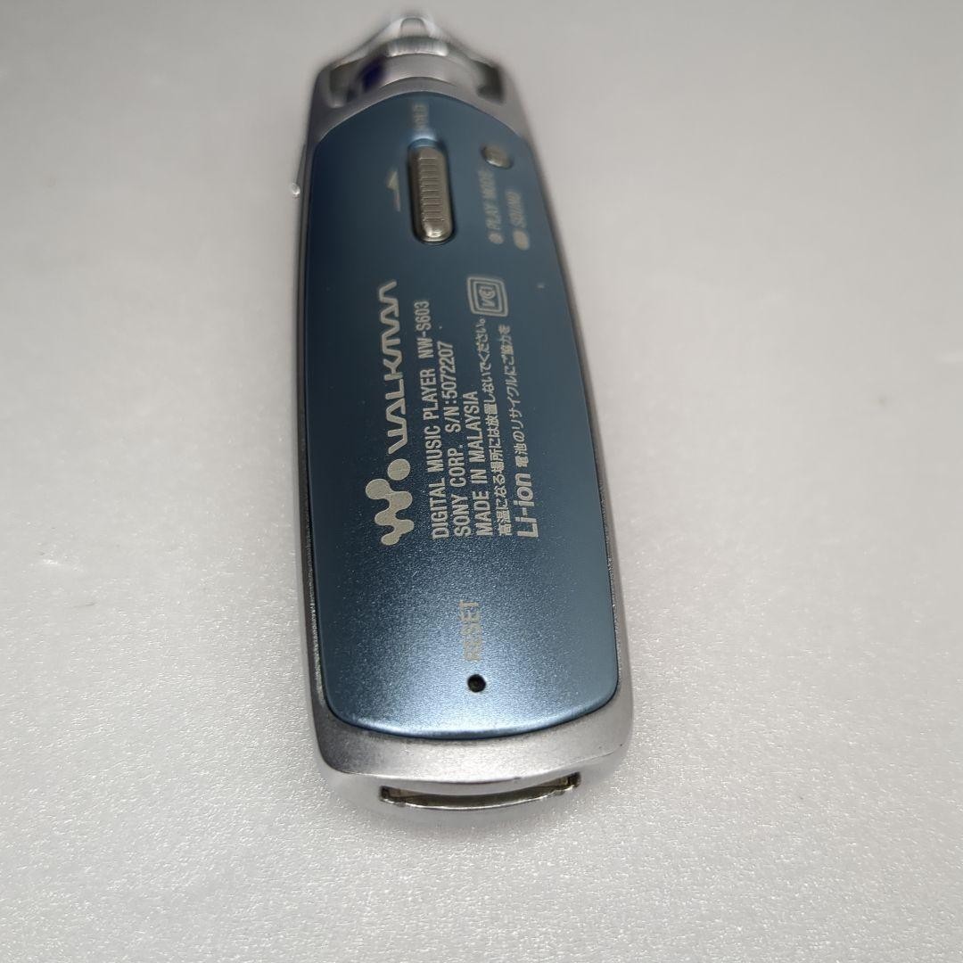 Sony NW-S603 Walkman Blue MP3 Player Used Japan Tested F/S