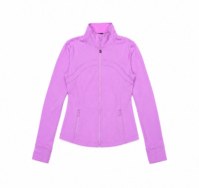 Lululemon Define Jacket Pink Full Zip Thumbhole Athletic Yoga Women Size 6
