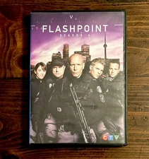 Flashpoint- Season 4 DVD 2023 4 Discs Canadian Police Cop TV Show WS CBS