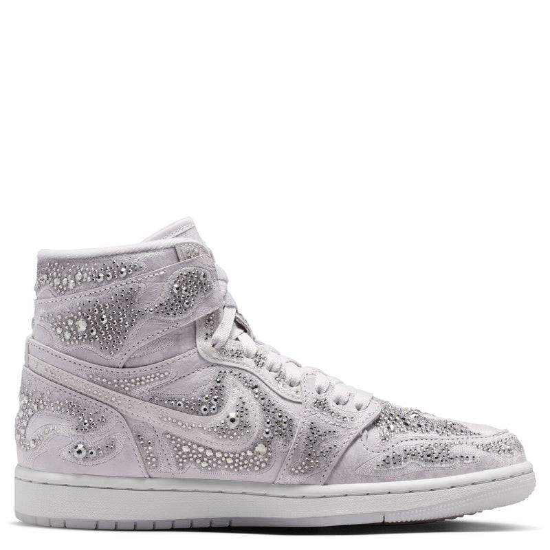 Swarovski × Nike WMNS Air Jordan 1 High OG Vast Grey HF6248-002 Women's Size image 3