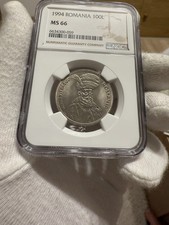 100 Lei 1994 Romania NGC MS66, TOP POP!
