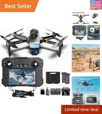 5.6” Touch Screen Drone with 3-Axis Gimbal & 4K Camera, 5G FPV Transmission, ...