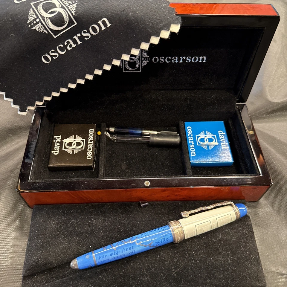 限量版纯银大卫·奥斯卡森笔 — 第 4/4 张图片
