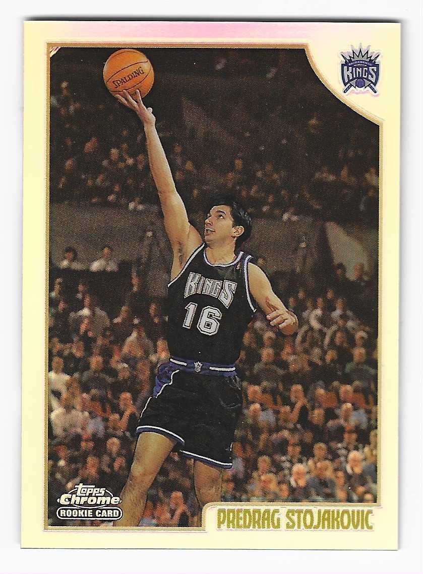 1998-99 Topps Chrome PEJA STOJAKOVIC Refractor Rookie RC