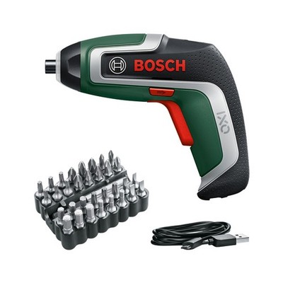 Bosch Akku-Schrauber IXO 7 Bit-Set + 32-tlg. Schrauberbit-Set