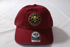 Denver Nuggets Men's '47 Clean Up Adjustable Hat WR4 Razor Red One Size NWT 