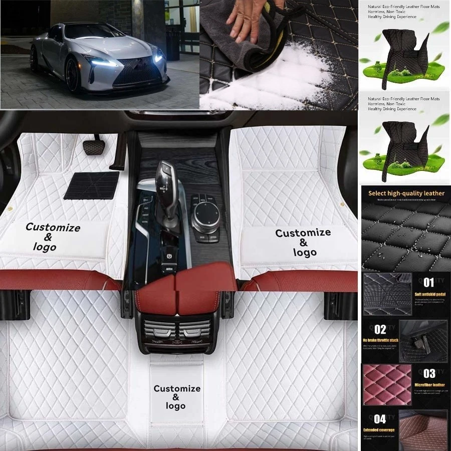 For Lexus LC Car Floor Mats Luxury Waterproof Carpets Liners Interior Auto - Изображение 2 из 4