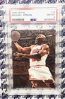 Michael Jordan 1995-96 Fleer Metal #13 NBA Card PSA 8 Graded