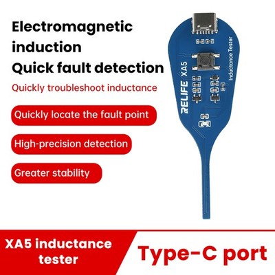 5pcs Type-C XA5 Motherboard Coil Tester Electromagnetic Inductor Detector Tool