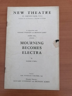 NEUES THEATER - London ''TRAUER WIRD ELECTRA (E. O'Neill)'', Laura Cowie, 1938