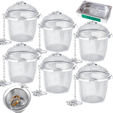 6 Pcs Jewelry Cleaner Baskets Stainless Steel Ultrasonic Cleaning Baskets for Sm