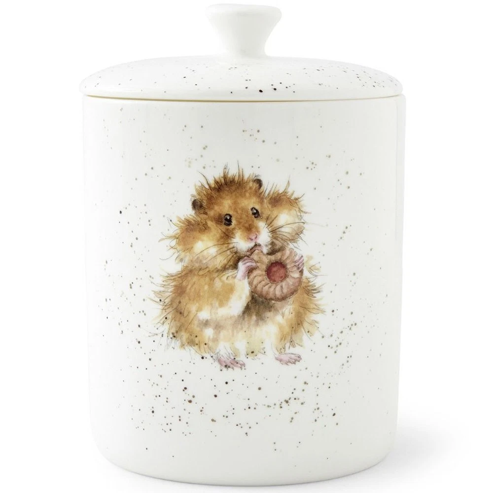 Wrendale Designs Hamster Fine Bone China Biscuit Barrel Storage Jar