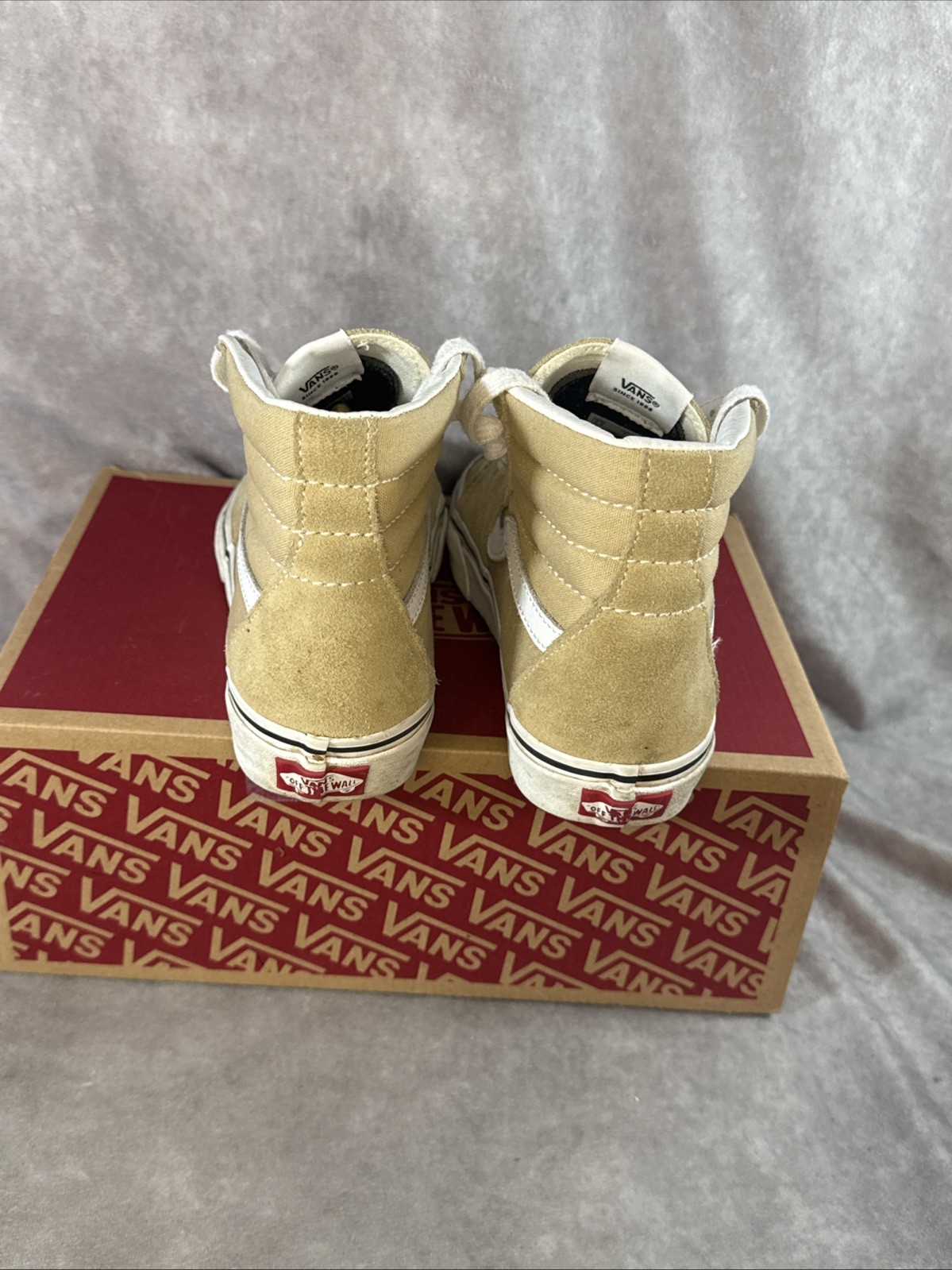 SAOLA Vans Unisex 721356 Taos Taupe Sk8 Ciao Classico Tela Scamosciata M 5.5 W 7 In Scatola