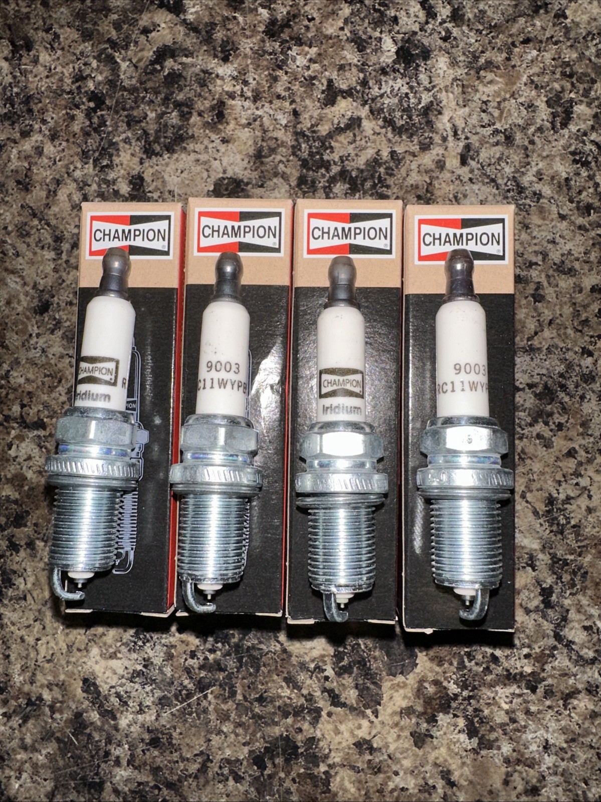 4pk Genuine CHAMPION 9003 IRIDIUM Spark Plugs 96-10 AUDI GEO etc tap Desc
